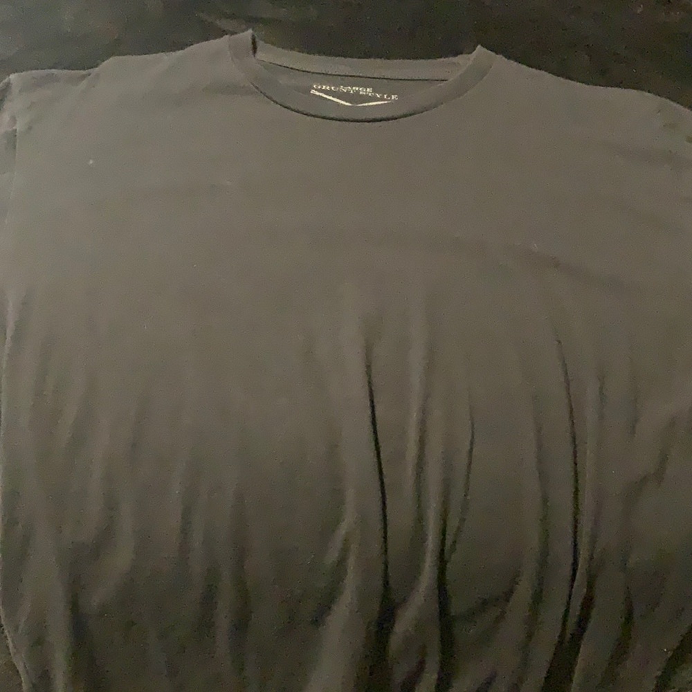 Black/Gray Grunt Style Tshirt